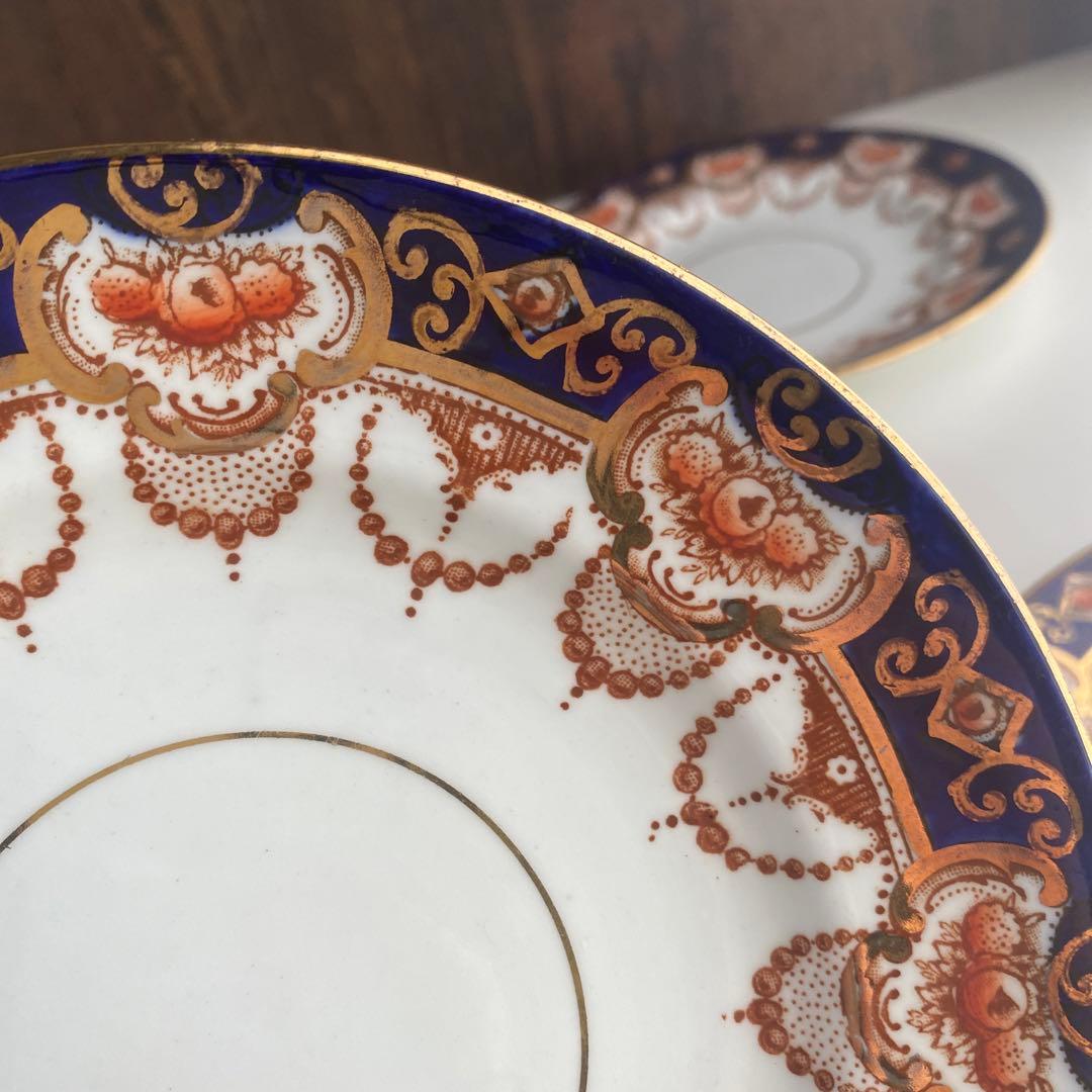 ロイヤルアルバート　イマリ 伊万里　コバルトブルー　17.5cm プレート　6枚