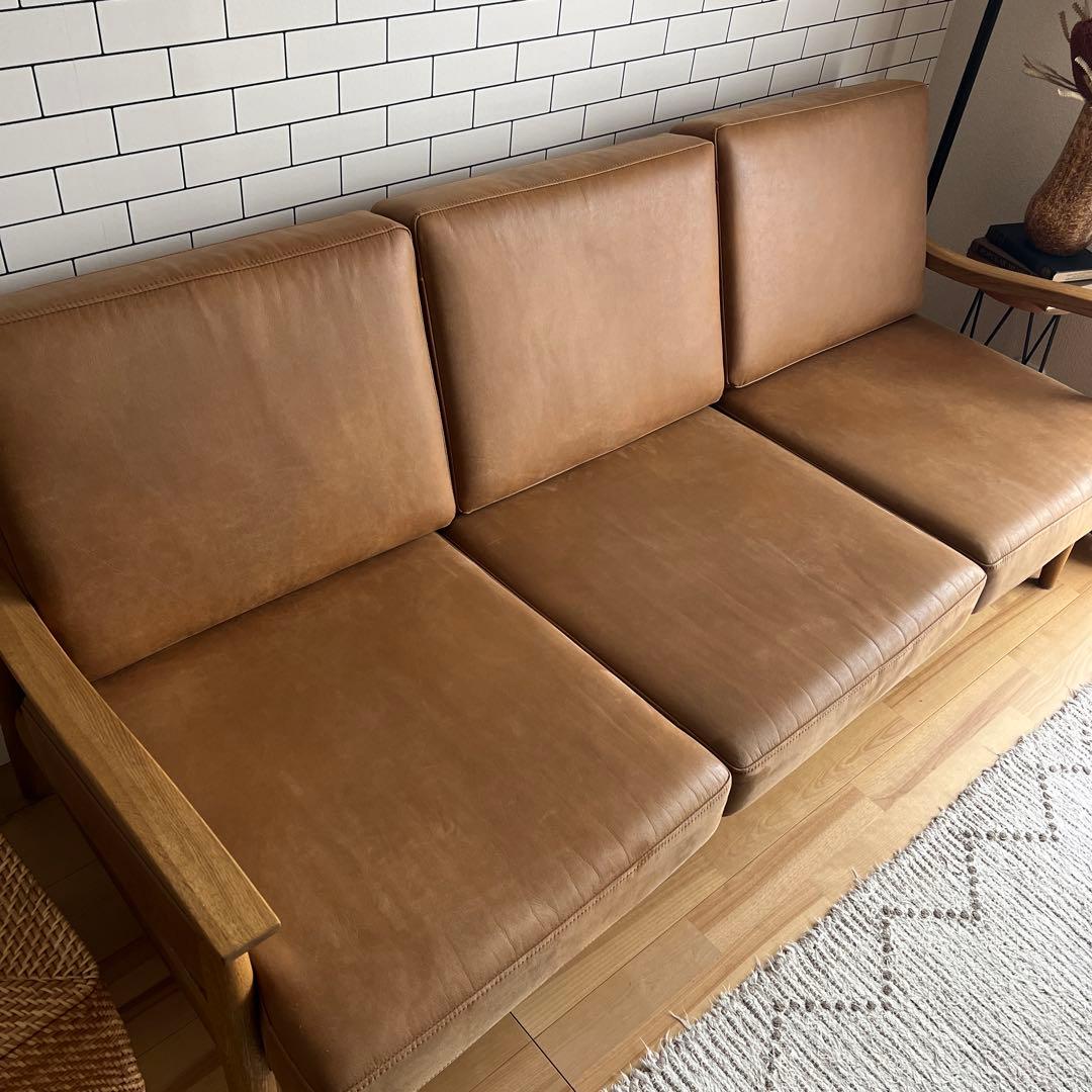 CRASH GATE クラッシュゲート アルネソファ3P 関家具 レザーテックス