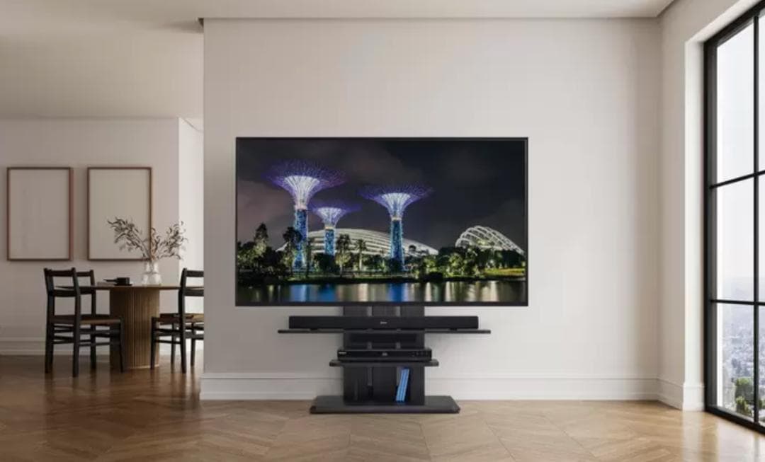 壁寄せ テレビスタンド 新品未開封 WS-C690-DB ダークブラウン こげ茶