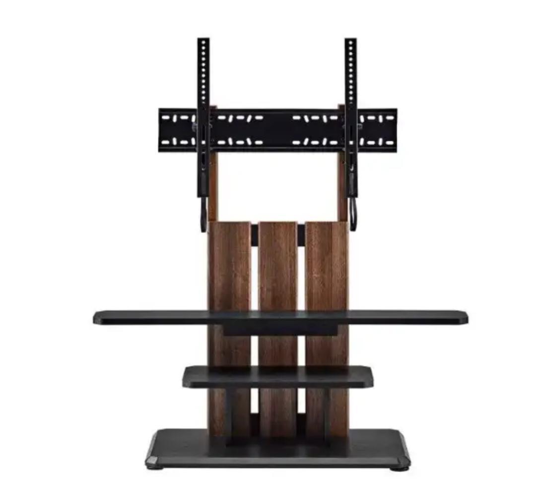 壁寄せ テレビスタンド 新品未開封 WS-C690-DB ダークブラウン こげ茶