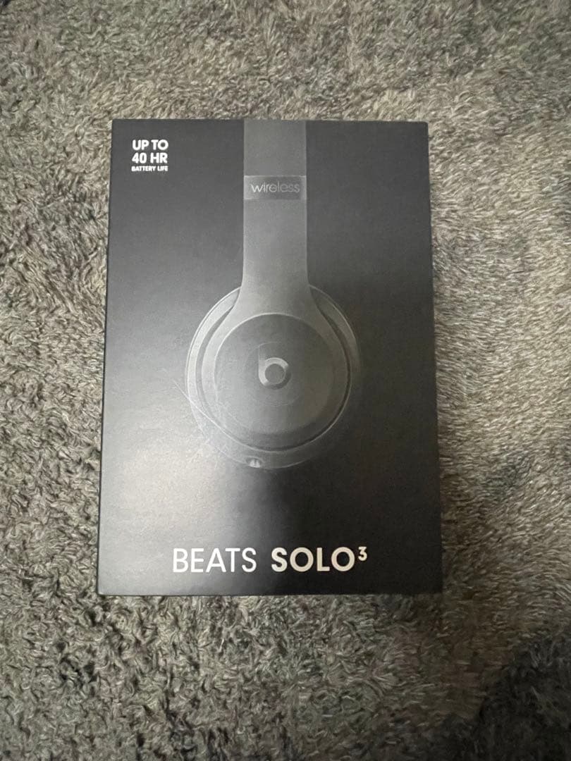 【美品】Beats Solo3 ワイヤレスヘッドホン ブラック