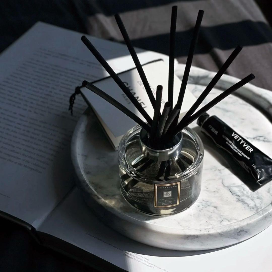 &Classy 天然大理石ラウンドトレイ 大理石 ホワイト トレイ インテリア