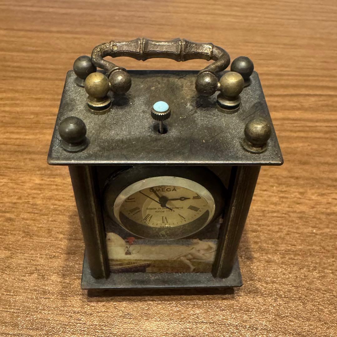 OMEGA アートワーク付き置時計