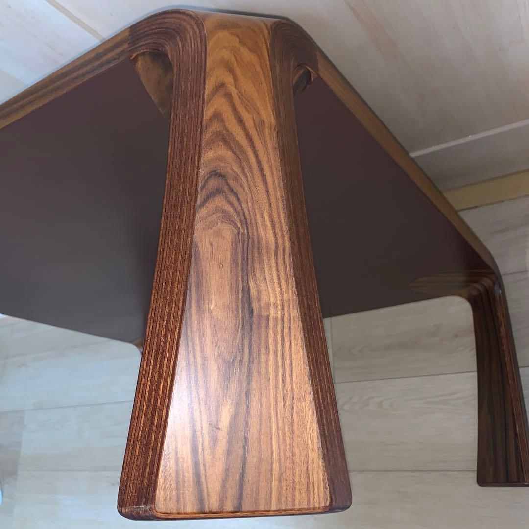 天童木工　TENDO 曲木　乾三郎　座卓　ローテーブル　天板75cm×75cm