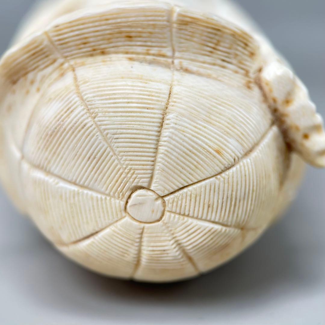 A28彫刻極上根付天然素材アンティーク骨董飾り物古美術置物細密細工354g