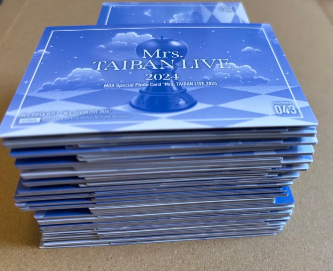 Mrs. GREEN APPLE フォトカ 対バンライブ まとめ売り