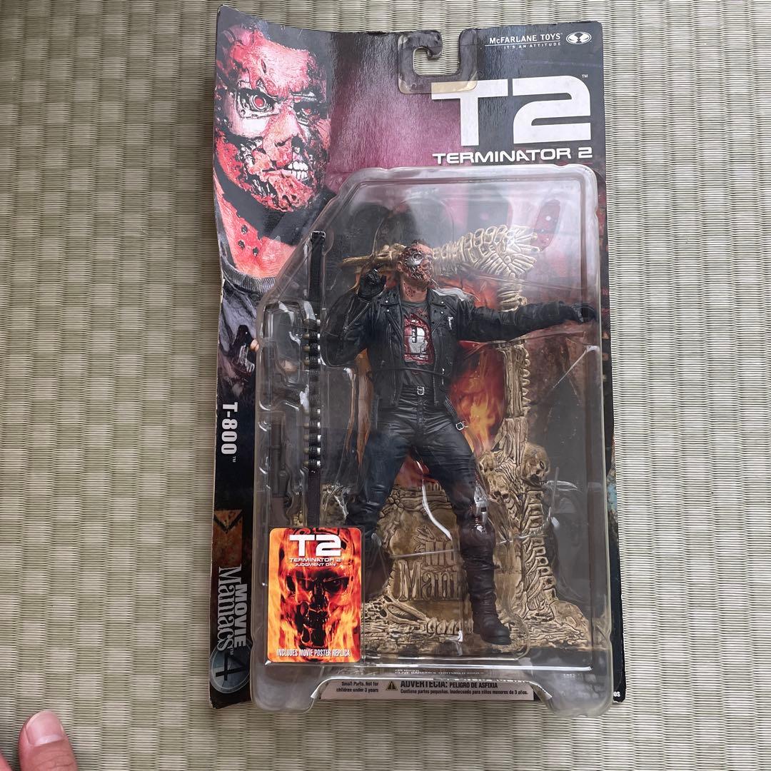 マクファーレントイズ　ムービーマニアックス4T-800 ターミネーター2 セット
