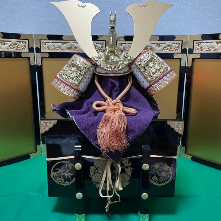 五月人形　25号兜「美濃」龍玉作