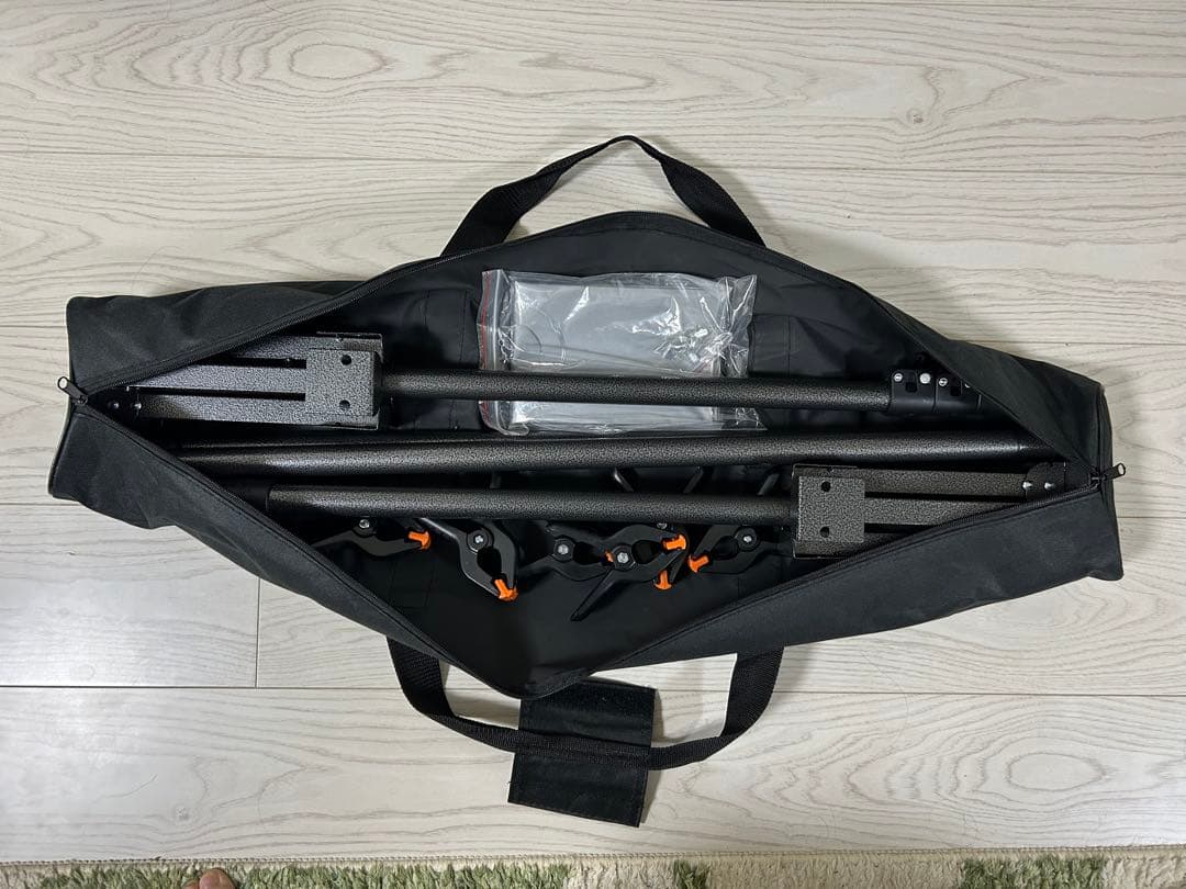 撮影背景紙用スタンドキットと背景紙８枚