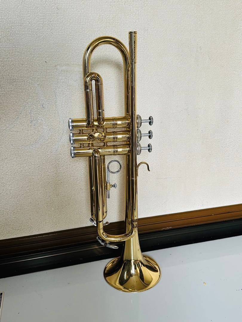 トランペット 本体 真鍮製 ゴールド