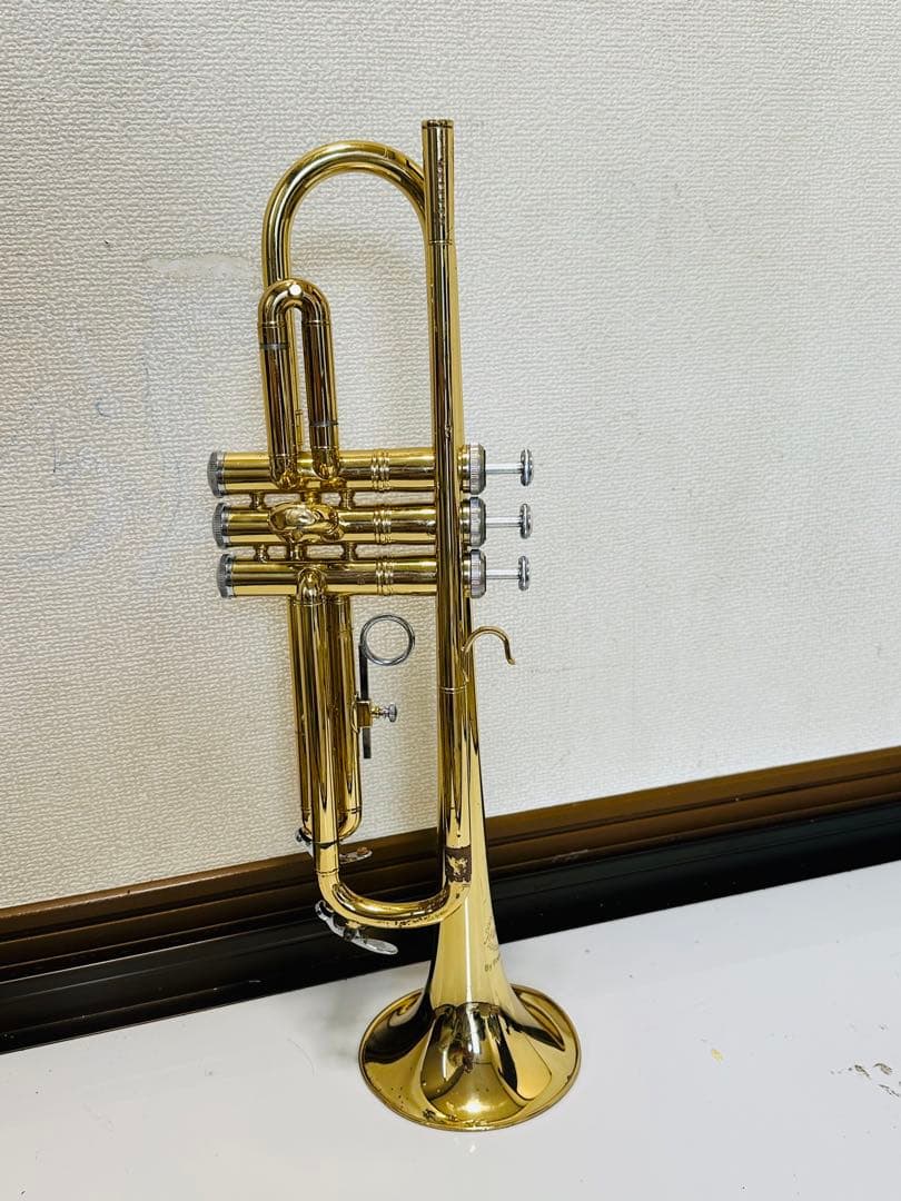 トランペット 本体 真鍮製 ゴールド