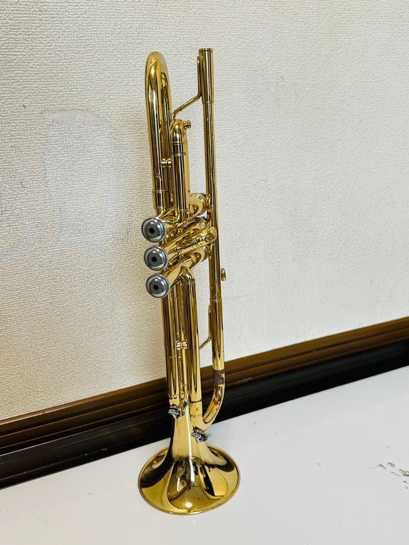 トランペット 本体 真鍮製 ゴールド