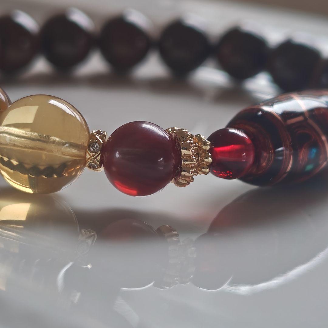 大漆オパール亀甲天珠、ボルダーオパール、イエローフローライト、アンデシンetc.