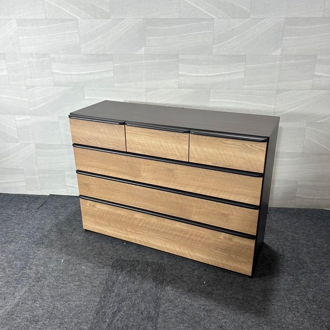 ニトリ ローチェスト ニーズ3 チェスト 4段 タンス ブラウン d4546