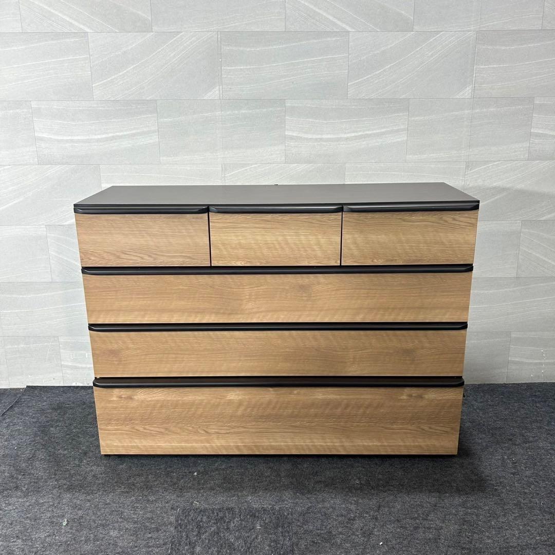 ニトリ ローチェスト ニーズ3 チェスト 4段 タンス ブラウン d4546