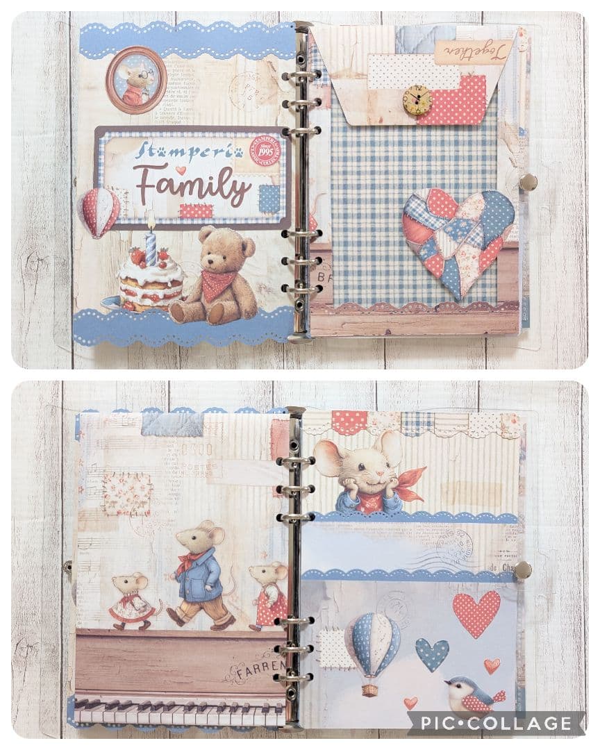 おすそ分けファイル♡ 新作スタンペリア・Family♡ A5サイズ♡