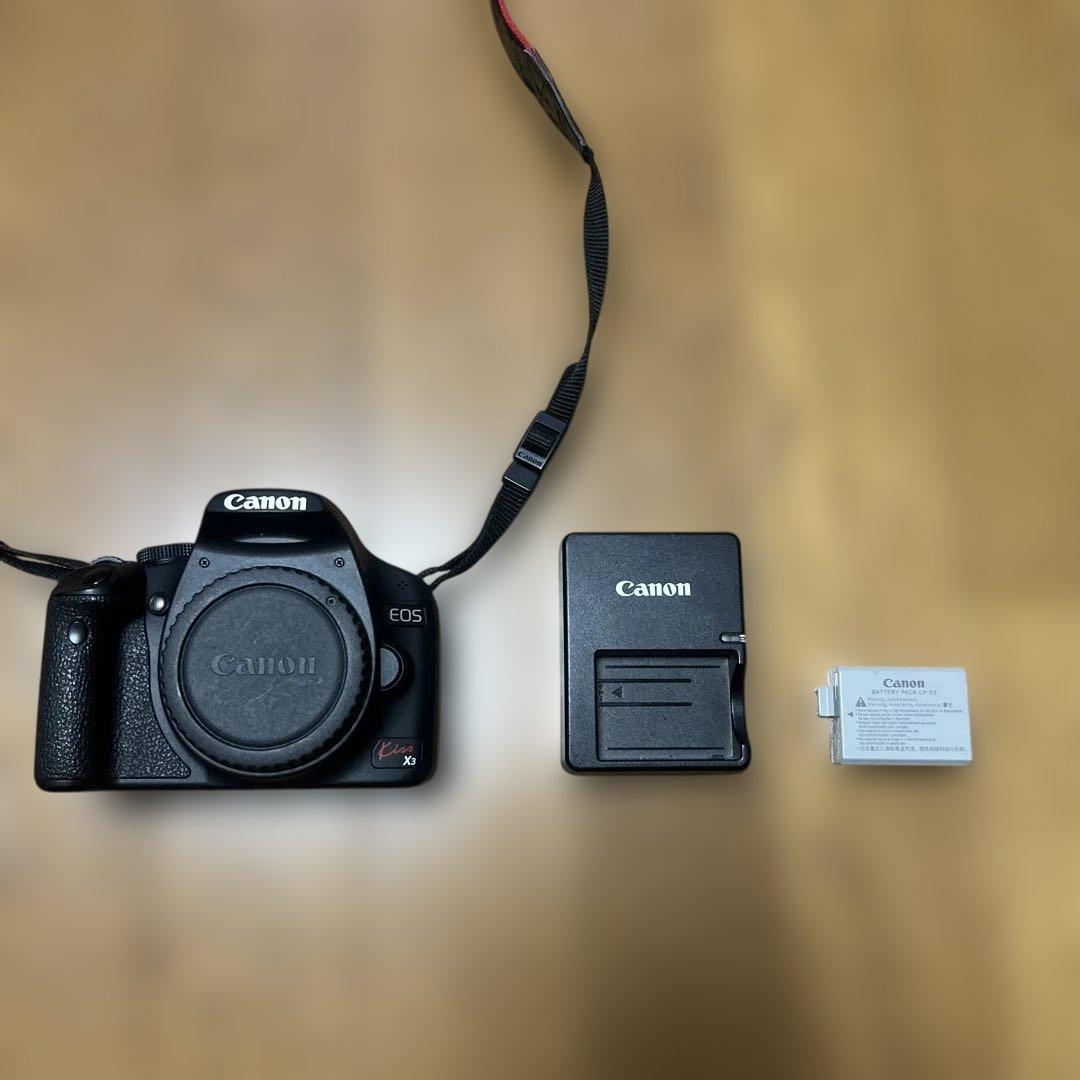 【動作確認済】Canon EOS kiss x3　本体・ガイド本等付き