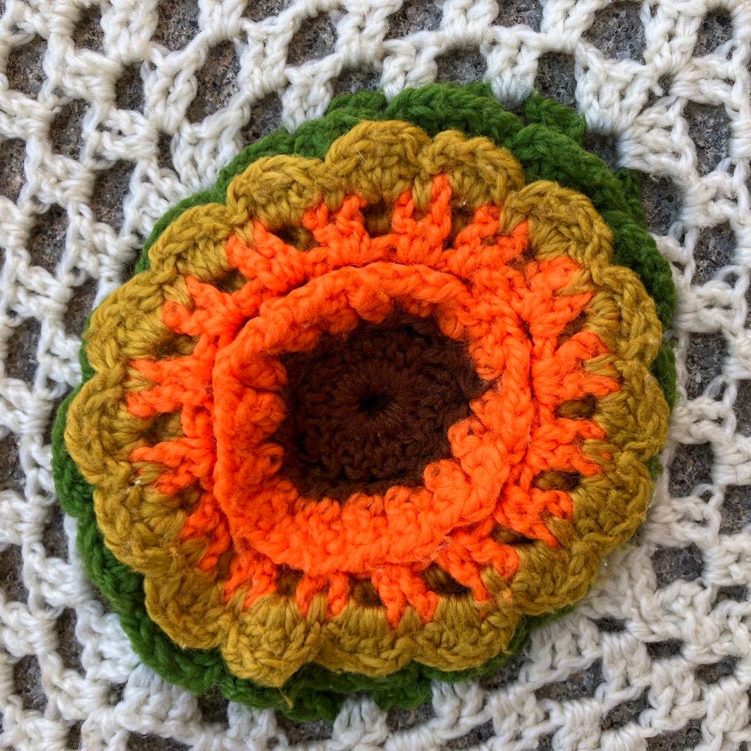 USED 花付 ブランケット