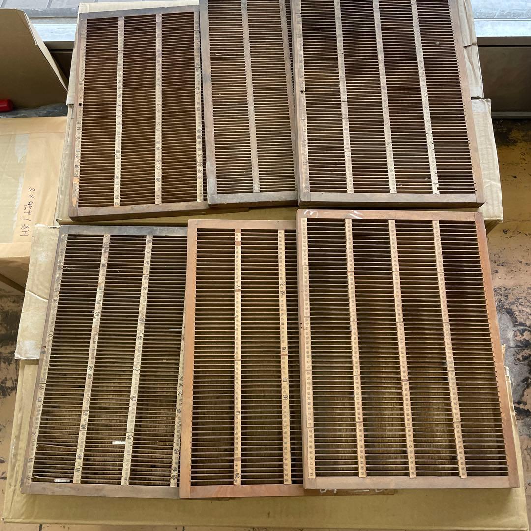 【倉庫整理セール】m30-4/プリンタートレイ 【活版印刷】【古道具】