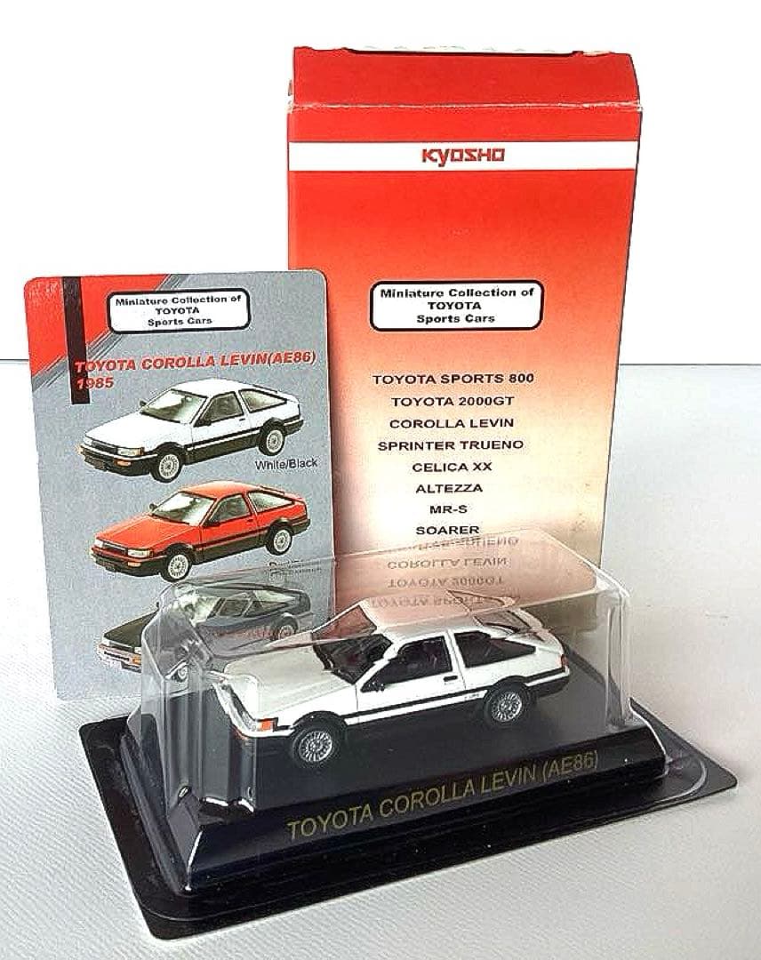トヨタ86 レビントレノ イニシャルD86含む4台セット稀少　京商1/64