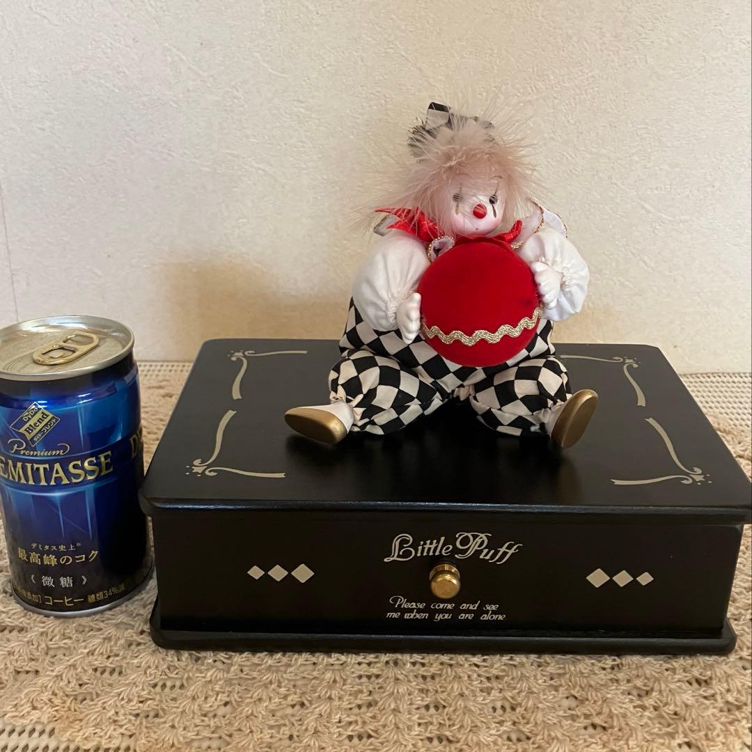 ★レトロ？アンティーク？【little puff】ピエロ＊ジュエリーボックス★