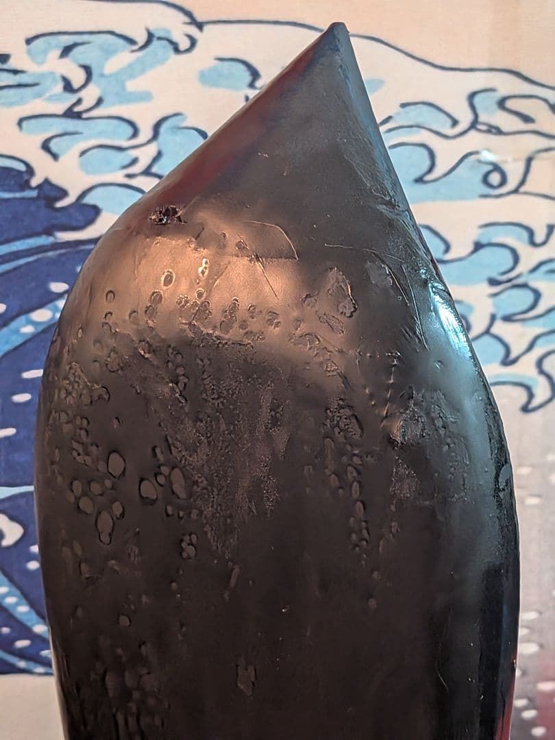 江戸時代後期頃木製仏教美術木彫阿弥陀如来高さ３４センチ立像リペア修正痕跡有当時物