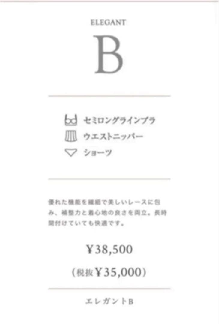 セモア ブライダルインナー C70