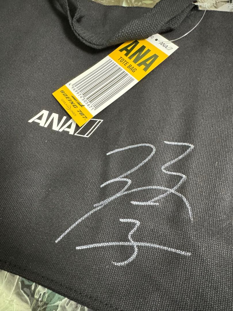 佐々木琴子　直筆サイン入り　ANAキャンペーン　バッグ