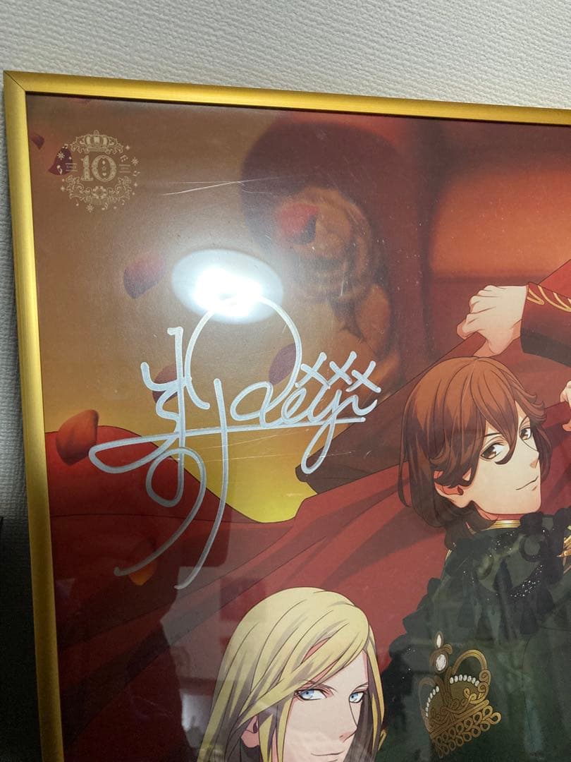 うたプリ カルナイ　10th QUARTET CROWN ポスター 直筆サイン