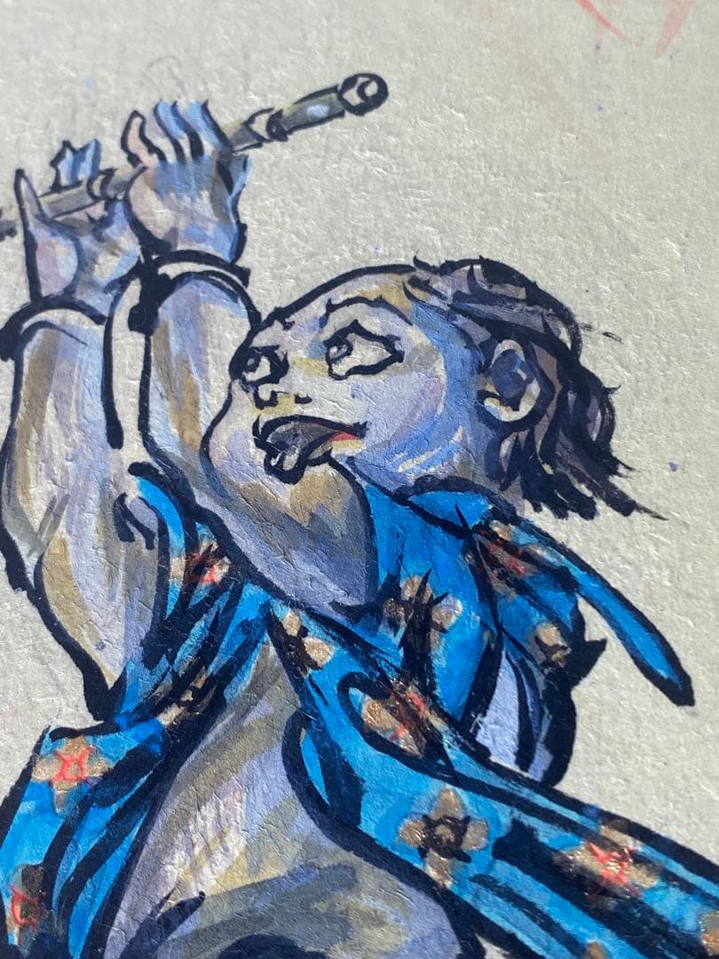 2883❣️近藤　大理　　絵画　　矜羯羅童子と制吒迦童子