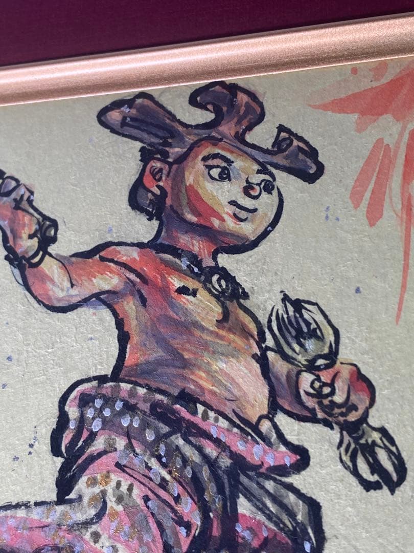 2883❣️近藤　大理　　絵画　　矜羯羅童子と制吒迦童子