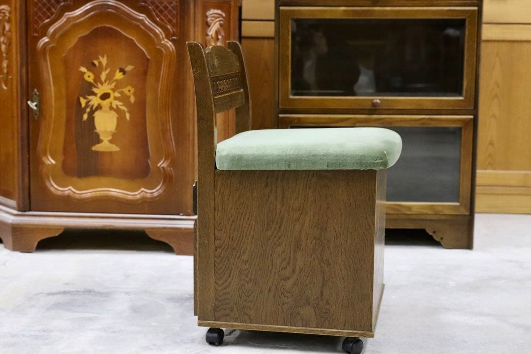 GMHF69○パリの雑貨屋 インテルナ南條 キャスターチェア 椅子 チェア フ