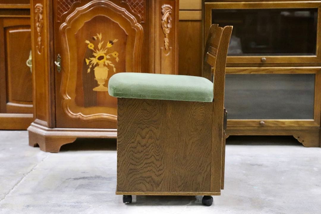 GMHF69○パリの雑貨屋 インテルナ南條 キャスターチェア 椅子 チェア フ