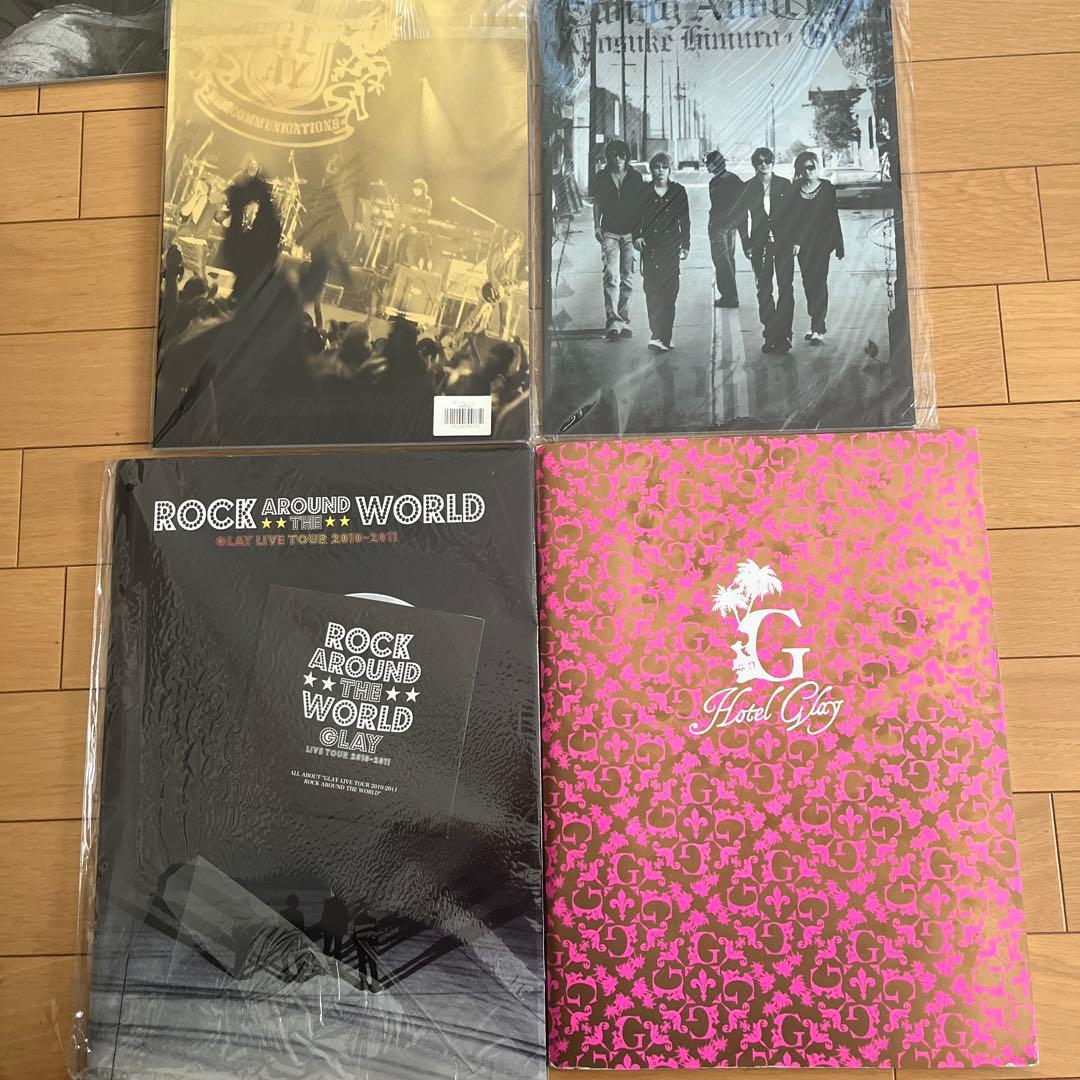GLAY ツアーパンフレット、写真集