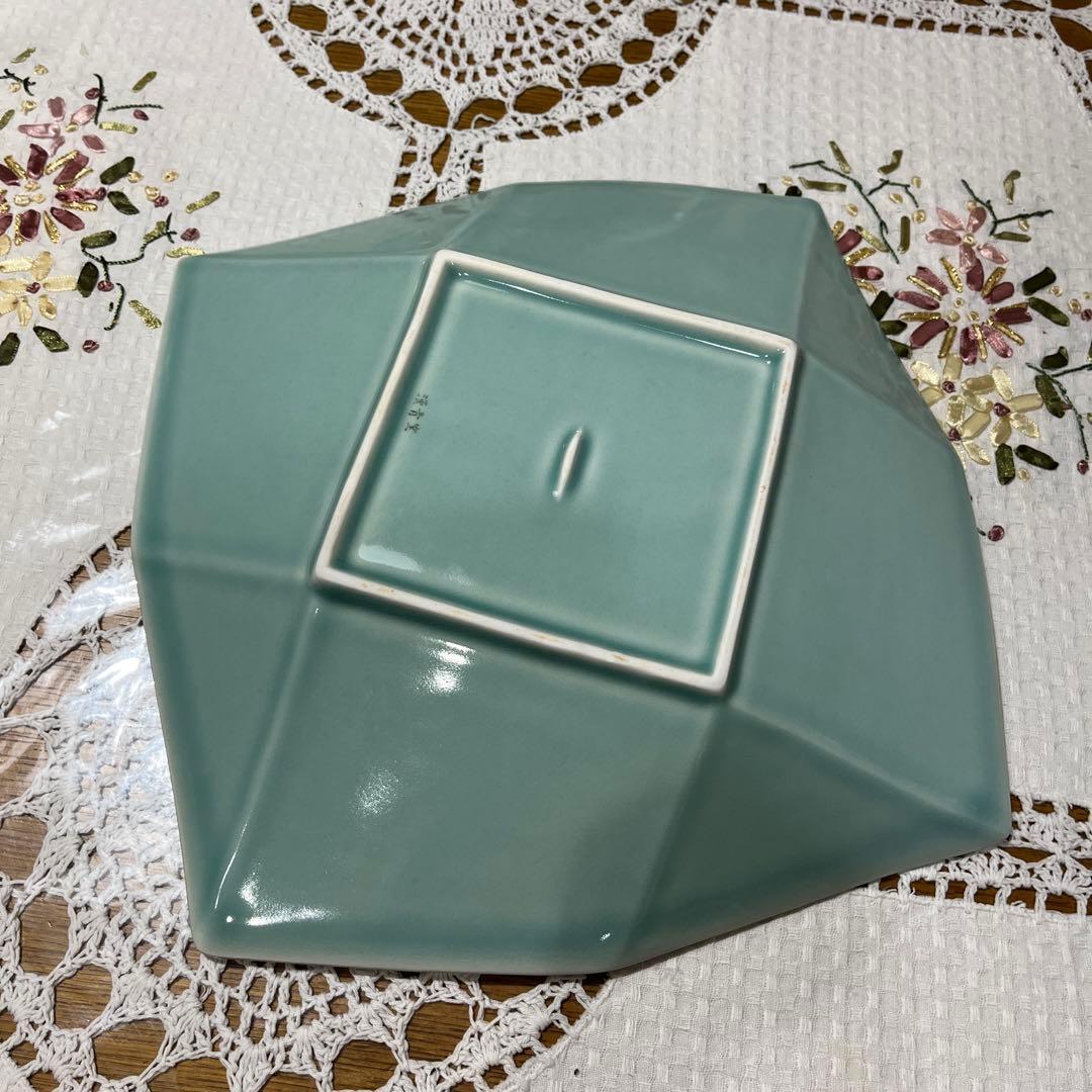 高麗青磁　金福漢作　大中小3枚皿セット