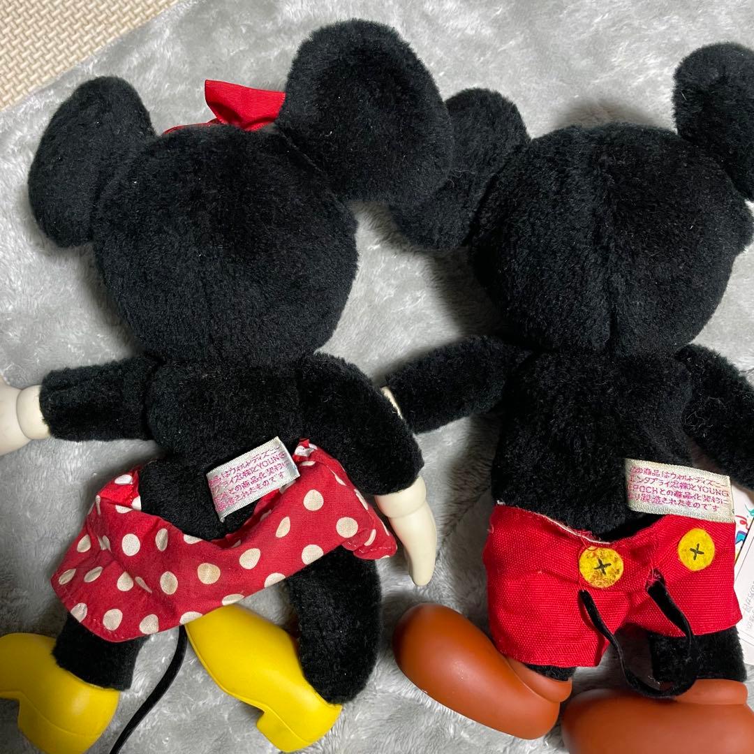 希少当時物・ディズニー ミッキー＆ミニー ヤングエポックセット レトロ おまけ付