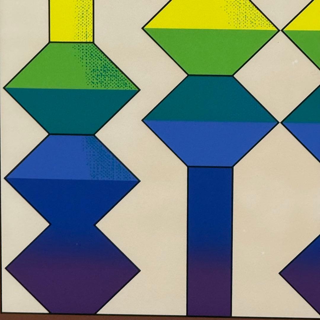 H13 関根美夫 「ソロバン 512-S」 シルクスクリーン 額装 限定60