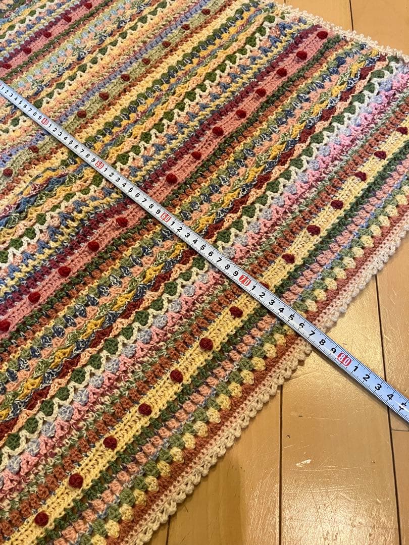 『ブランケット』フェリシモ 毛糸〜手編み〜マルチカバー