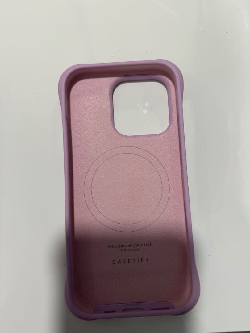CASETiFY ウェーブシリコンケース　 iPhone16Pro用　ピンク