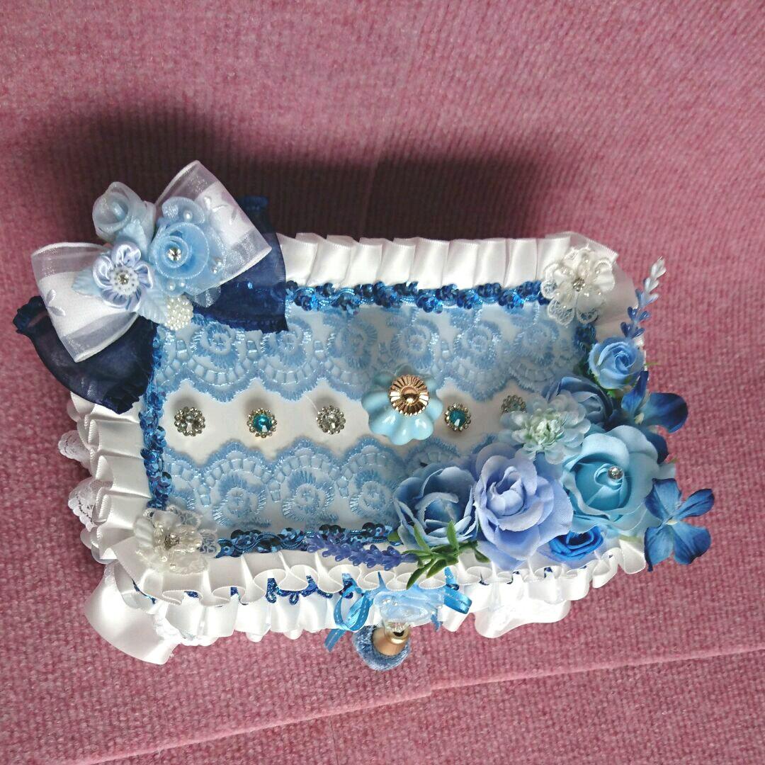 あかねこのは マスク収納ケース31,32 ブルー系セット