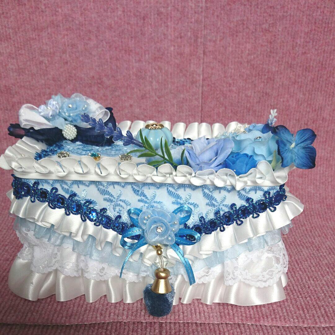 あかねこのは マスク収納ケース31,32 ブルー系セット