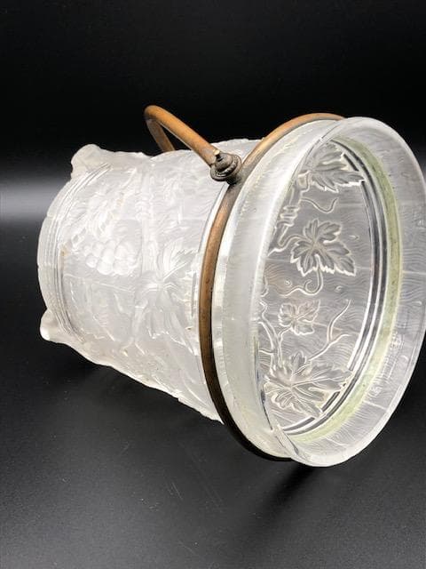 稀少 OLD BACCARAT オールドバカラ 葡萄のアイスペール 氷入れ