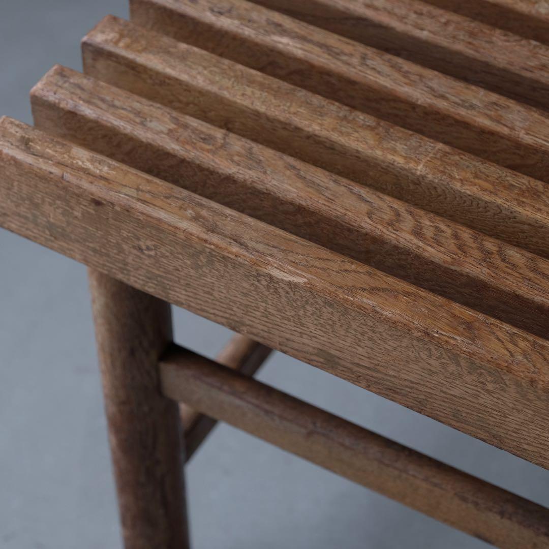 楢材 ダイニングチェア A　ローチェア キッズチェア 椅子 ヴィンテージ レトロ