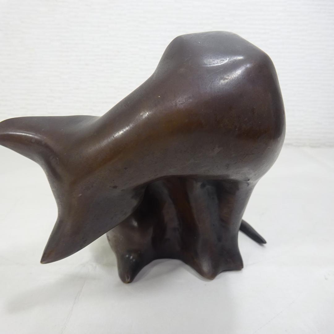 Phillips ブロンズ猫の彫刻 2体