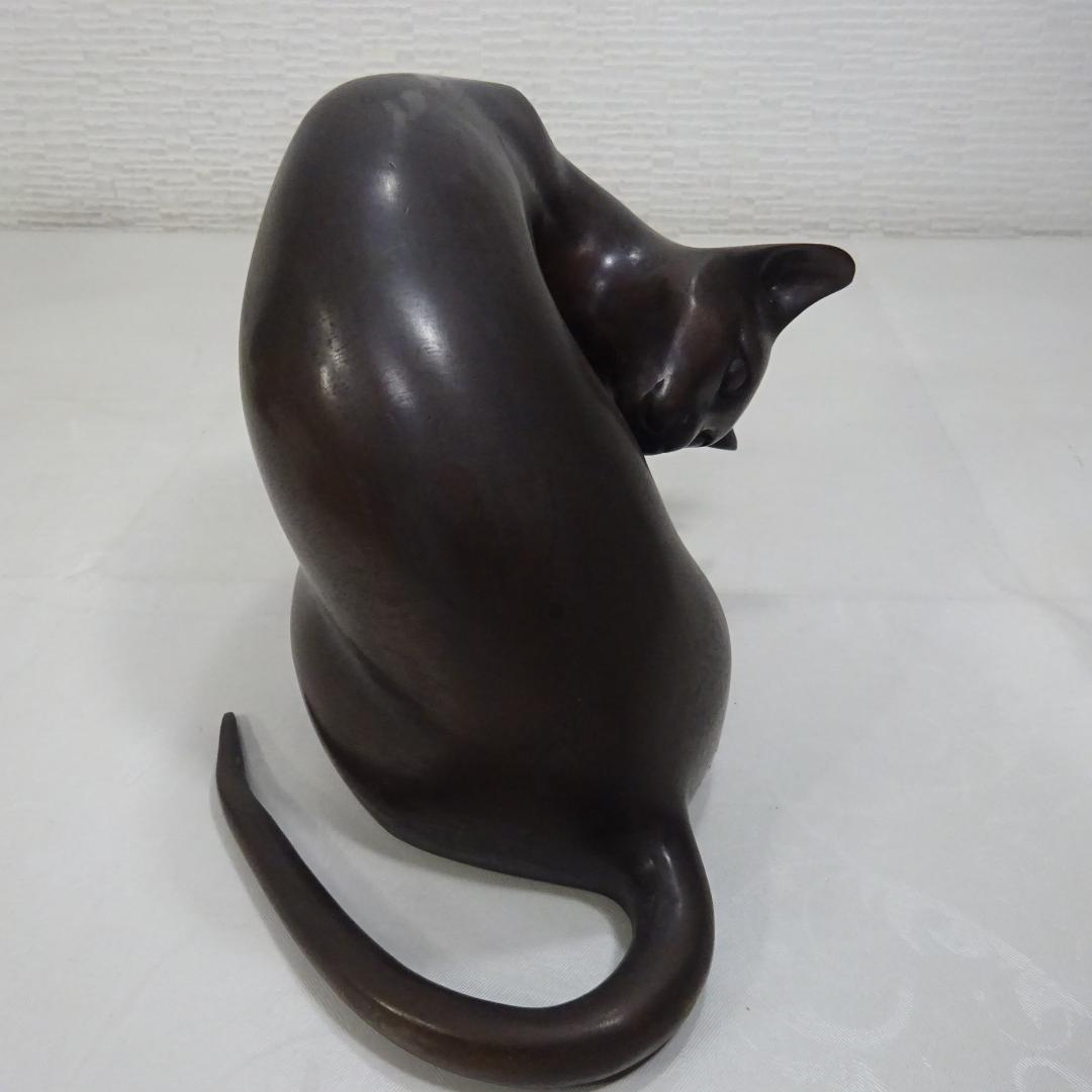 Phillips ブロンズ猫の彫刻 2体
