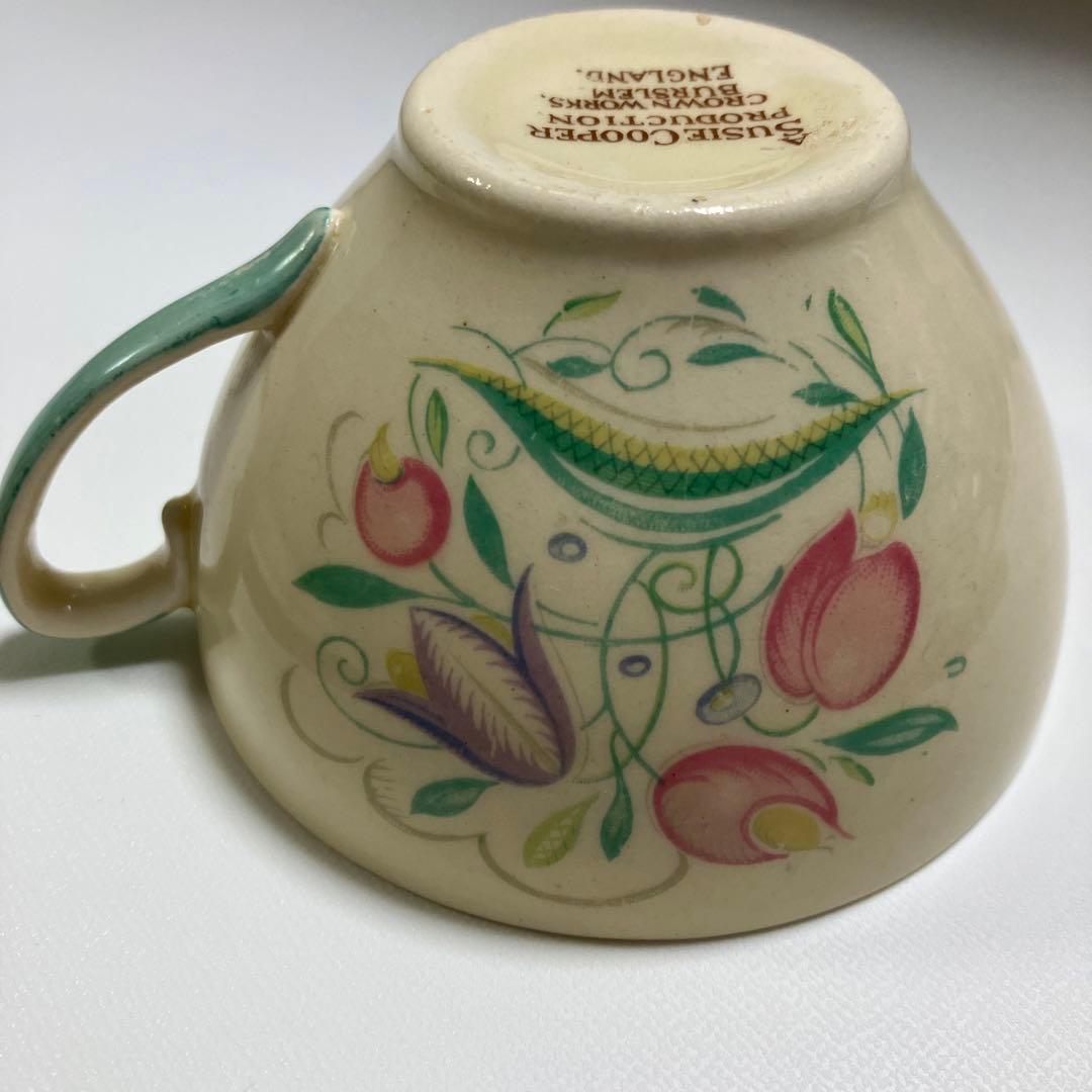 スージークーパー ドレスデンスプレイ カップ　ソーサー　プレート セット