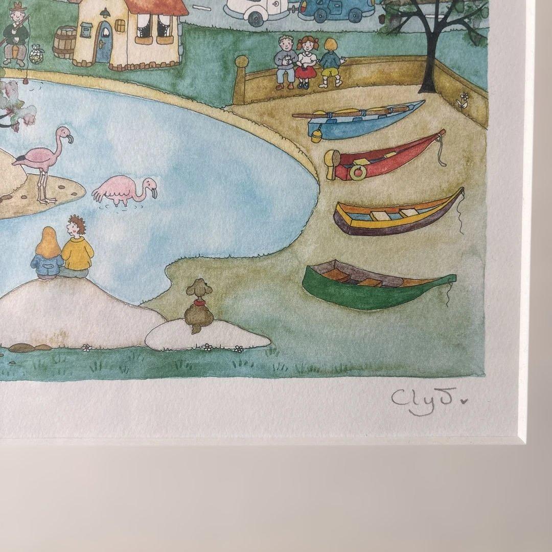 ClyJ 版画　フラミンゴアイランド655/800 初版版