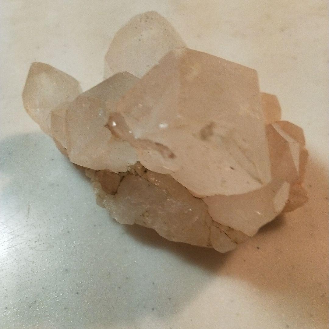 ピンク水晶 クラスター 401g
