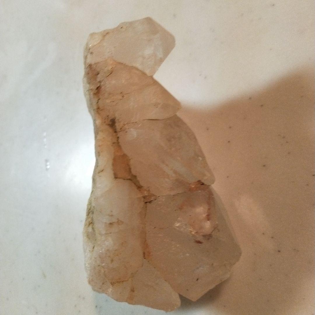 ピンク水晶 クラスター 401g