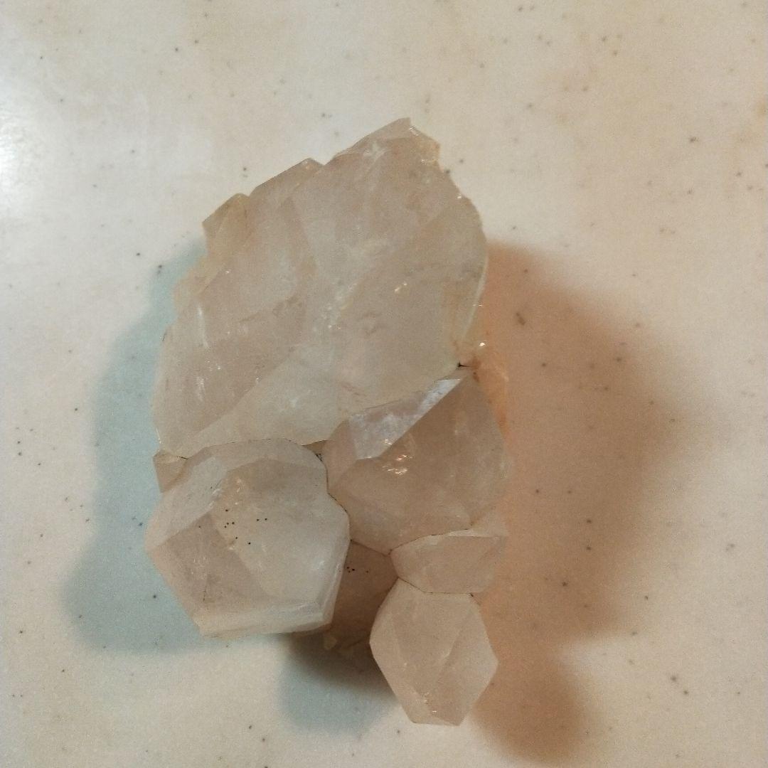 ピンク水晶 クラスター 401g